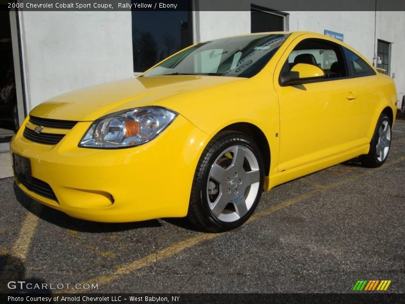 Rally Yellow / Ebony 2008 Chevrolet Cobalt Sport Coupe