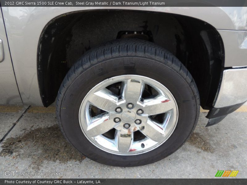 Steel Gray Metallic / Dark Titanium/Light Titanium 2012 GMC Sierra 1500 SLE Crew Cab