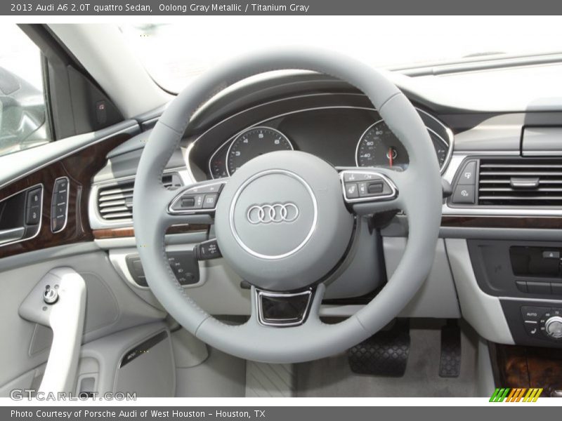 Oolong Gray Metallic / Titanium Gray 2013 Audi A6 2.0T quattro Sedan