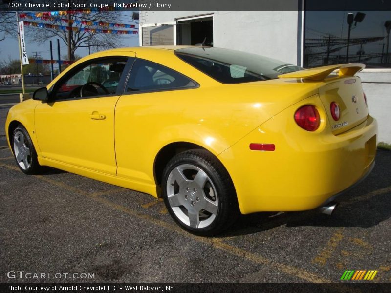 Rally Yellow / Ebony 2008 Chevrolet Cobalt Sport Coupe