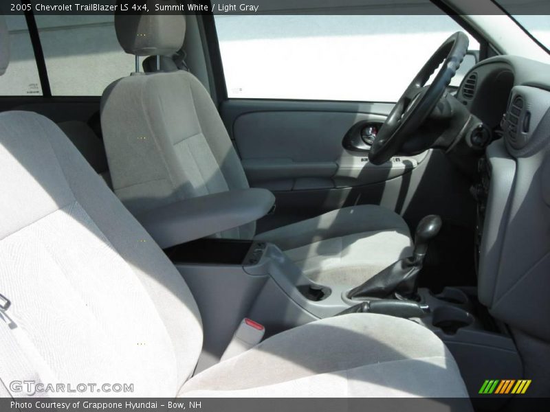 Summit White / Light Gray 2005 Chevrolet TrailBlazer LS 4x4