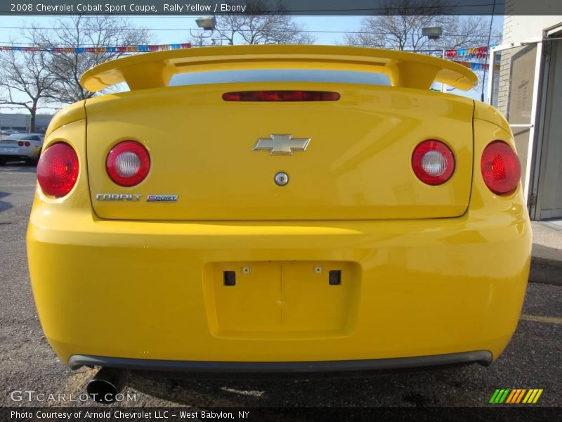 Rally Yellow / Ebony 2008 Chevrolet Cobalt Sport Coupe