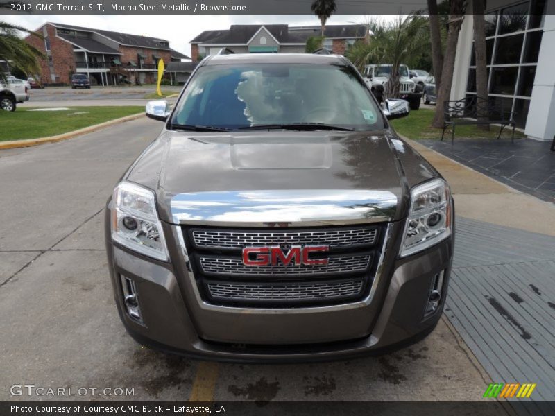 Mocha Steel Metallic / Brownstone 2012 GMC Terrain SLT