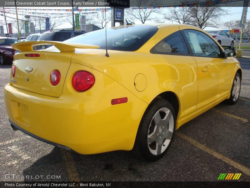Rally Yellow / Ebony 2008 Chevrolet Cobalt Sport Coupe