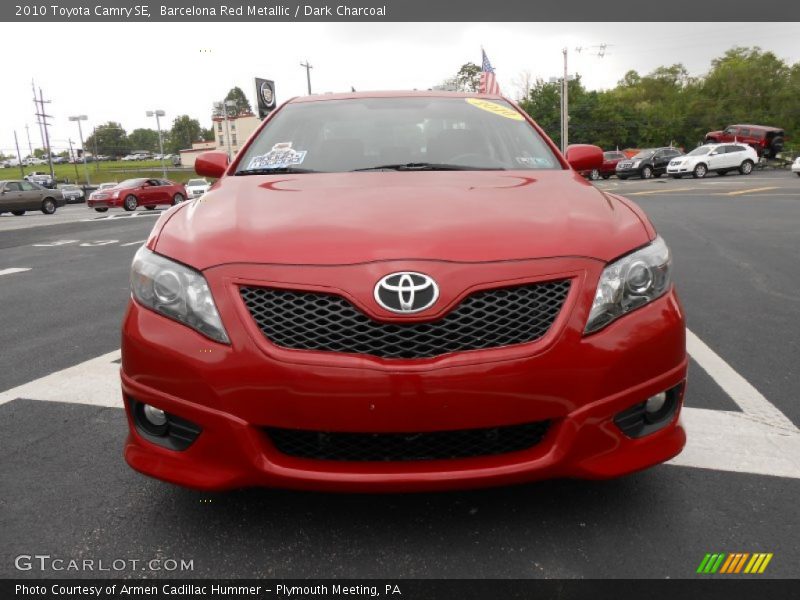 Barcelona Red Metallic / Dark Charcoal 2010 Toyota Camry SE