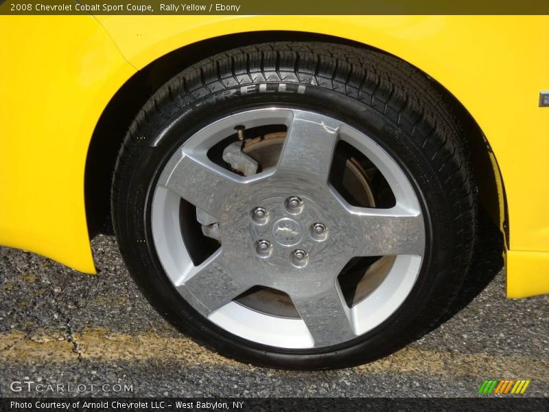 Rally Yellow / Ebony 2008 Chevrolet Cobalt Sport Coupe