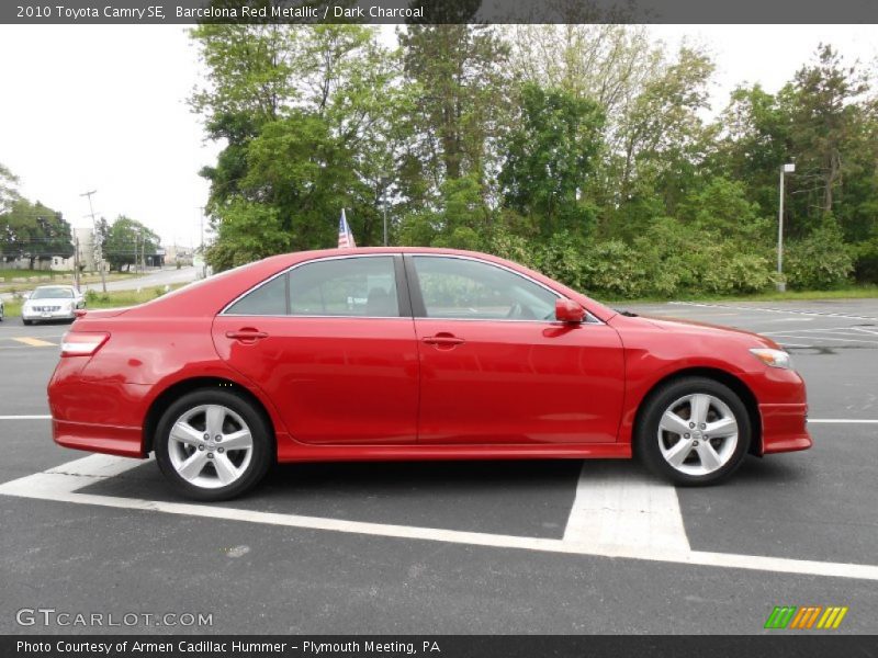 Barcelona Red Metallic / Dark Charcoal 2010 Toyota Camry SE