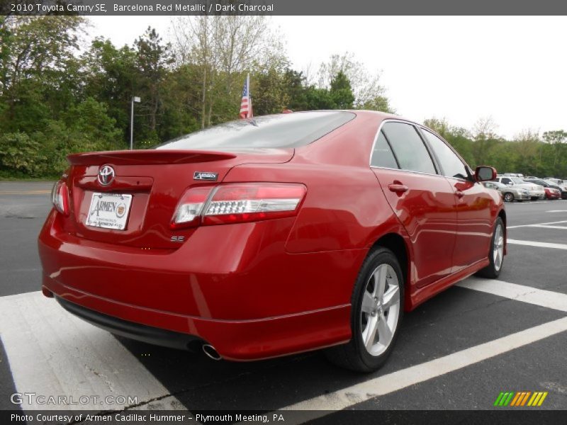 Barcelona Red Metallic / Dark Charcoal 2010 Toyota Camry SE