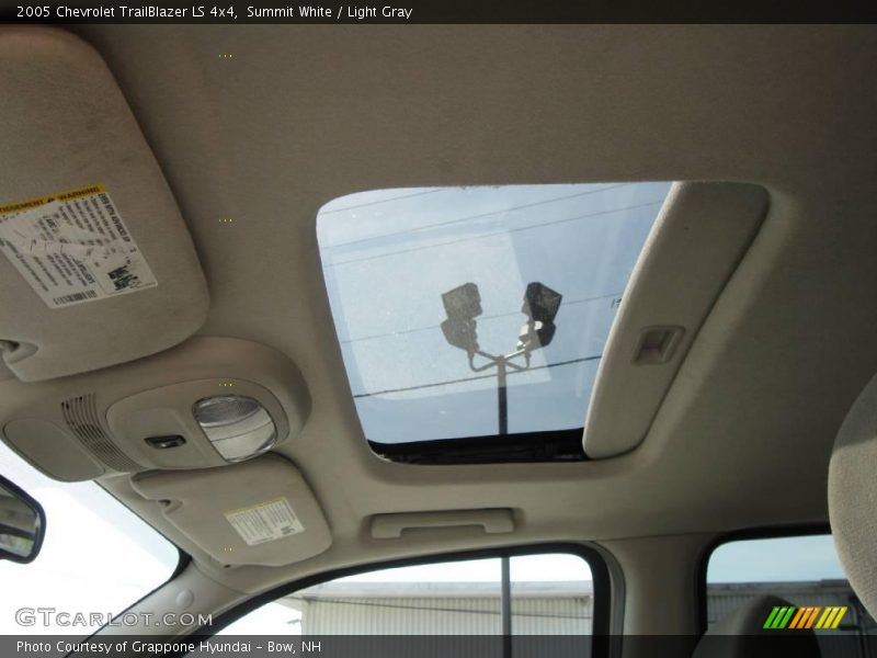 Summit White / Light Gray 2005 Chevrolet TrailBlazer LS 4x4