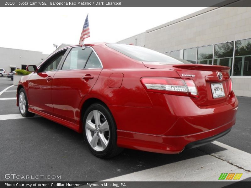 Barcelona Red Metallic / Dark Charcoal 2010 Toyota Camry SE