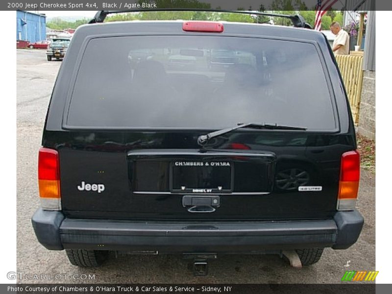 Black / Agate Black 2000 Jeep Cherokee Sport 4x4