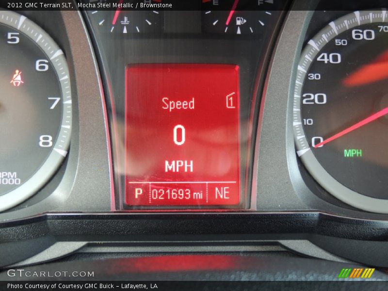 Mocha Steel Metallic / Brownstone 2012 GMC Terrain SLT