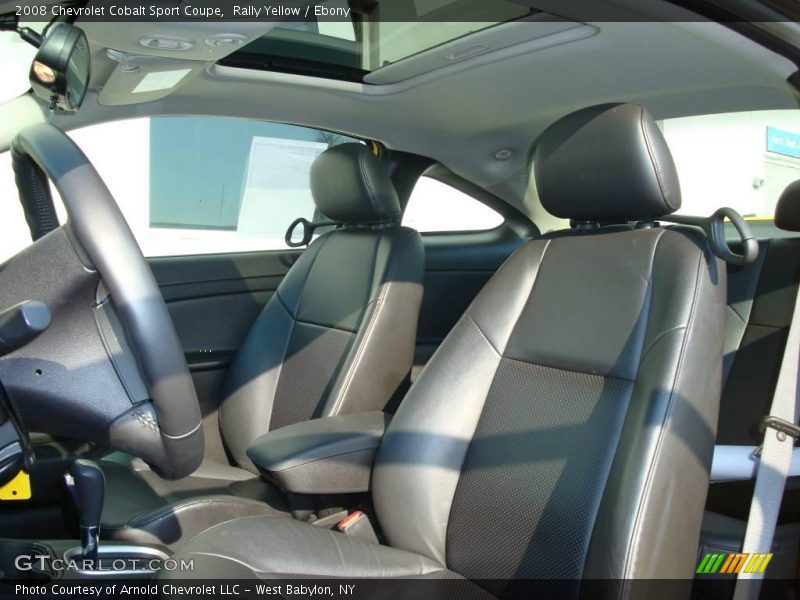 Rally Yellow / Ebony 2008 Chevrolet Cobalt Sport Coupe