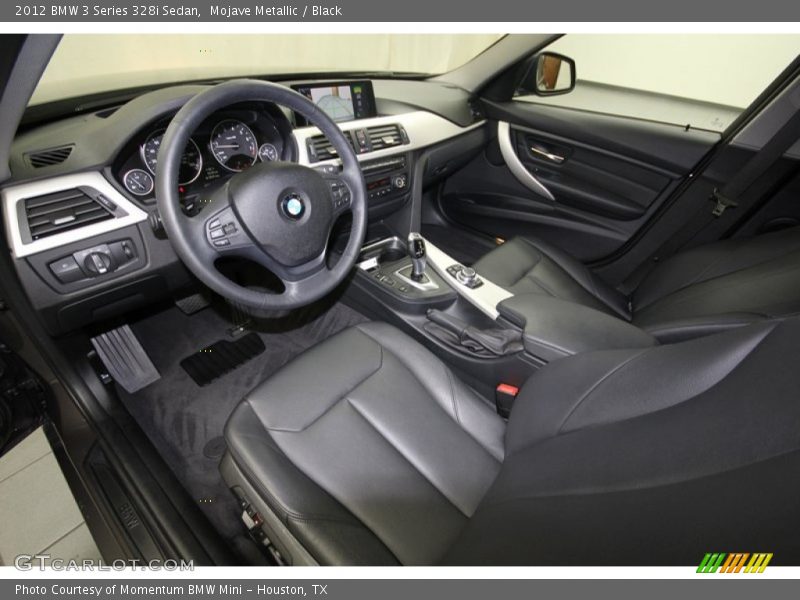 Black Interior - 2012 3 Series 328i Sedan 