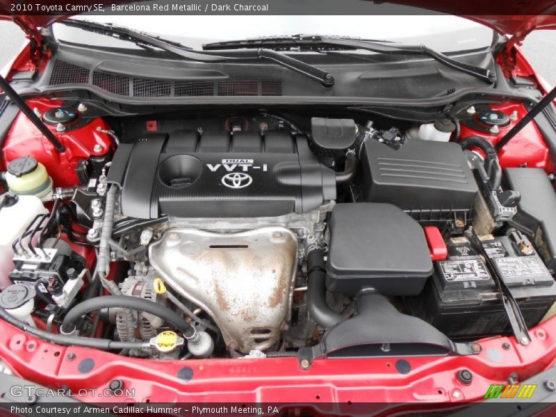 Barcelona Red Metallic / Dark Charcoal 2010 Toyota Camry SE
