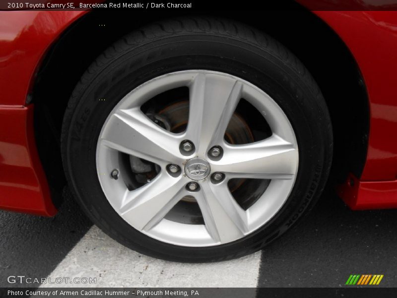 Barcelona Red Metallic / Dark Charcoal 2010 Toyota Camry SE