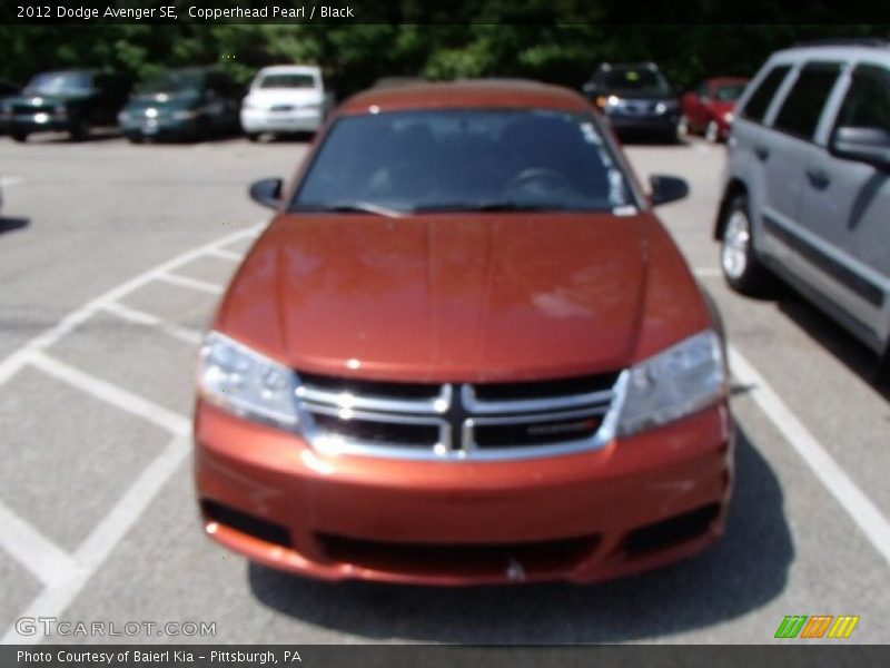 Copperhead Pearl / Black 2012 Dodge Avenger SE