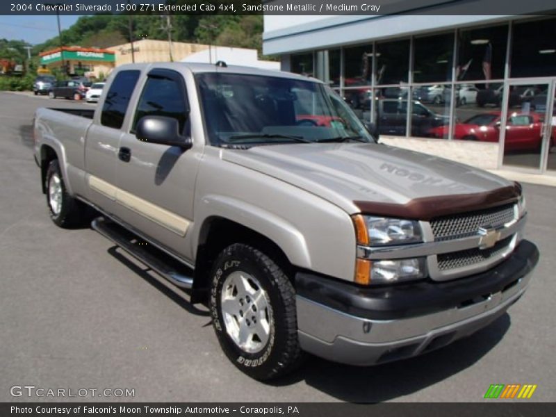 Sandstone Metallic / Medium Gray 2004 Chevrolet Silverado 1500 Z71 Extended Cab 4x4