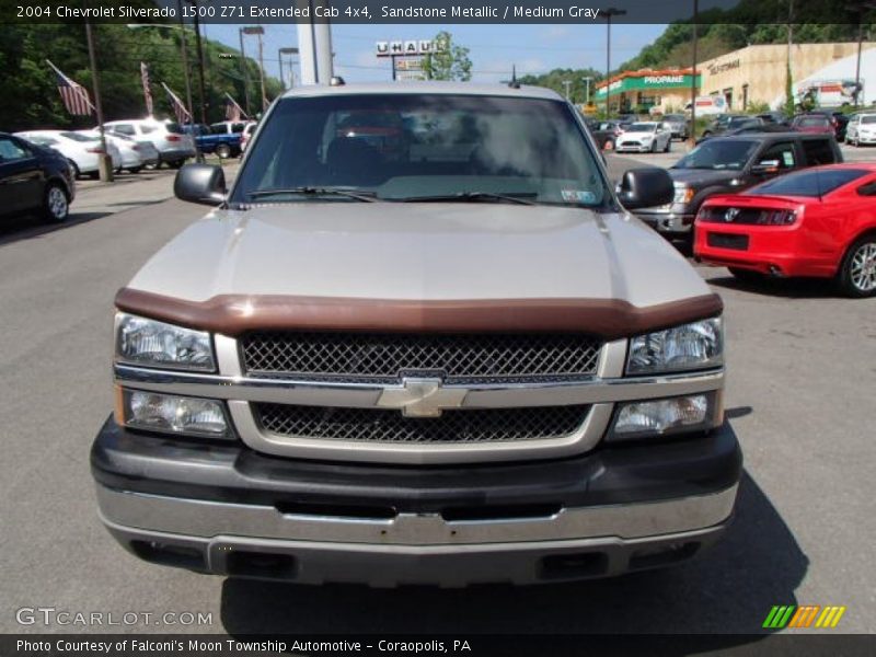 Sandstone Metallic / Medium Gray 2004 Chevrolet Silverado 1500 Z71 Extended Cab 4x4