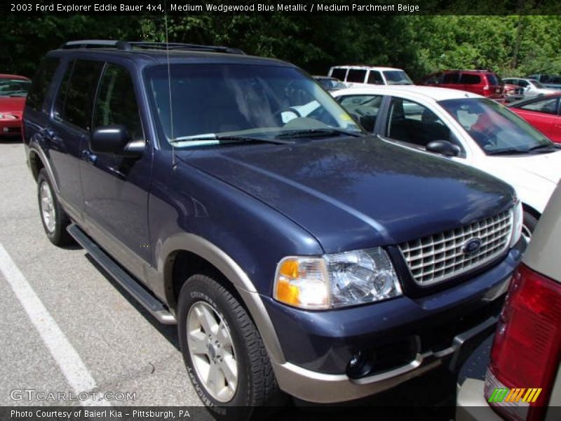 Front 3/4 View of 2003 Explorer Eddie Bauer 4x4