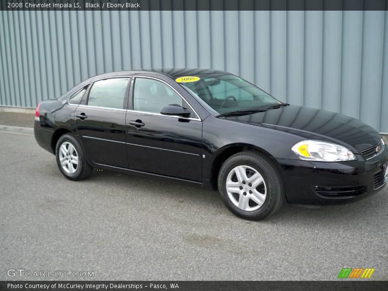 Black / Ebony Black 2008 Chevrolet Impala LS