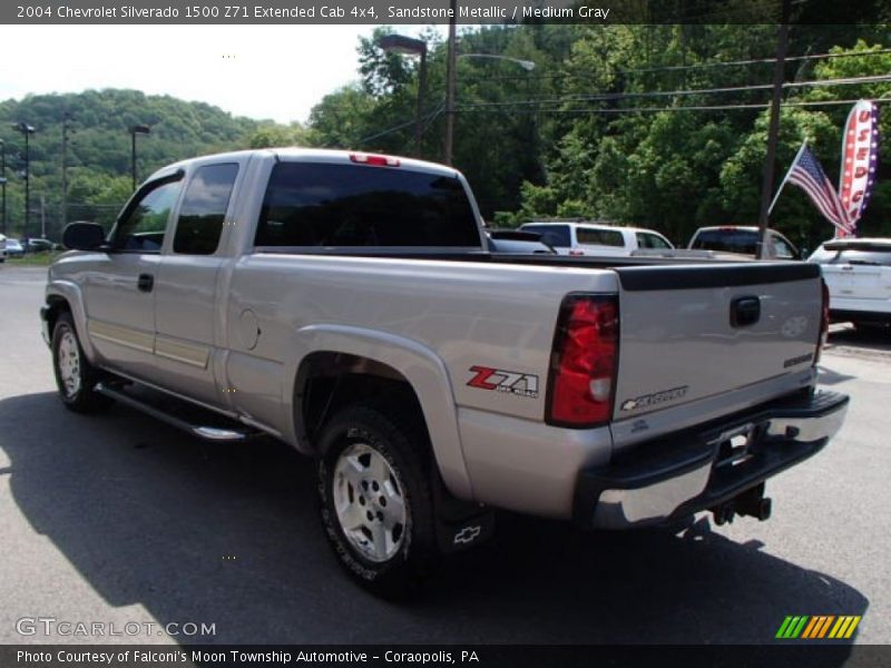 Sandstone Metallic / Medium Gray 2004 Chevrolet Silverado 1500 Z71 Extended Cab 4x4