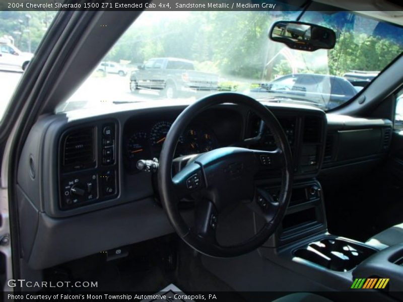 Sandstone Metallic / Medium Gray 2004 Chevrolet Silverado 1500 Z71 Extended Cab 4x4