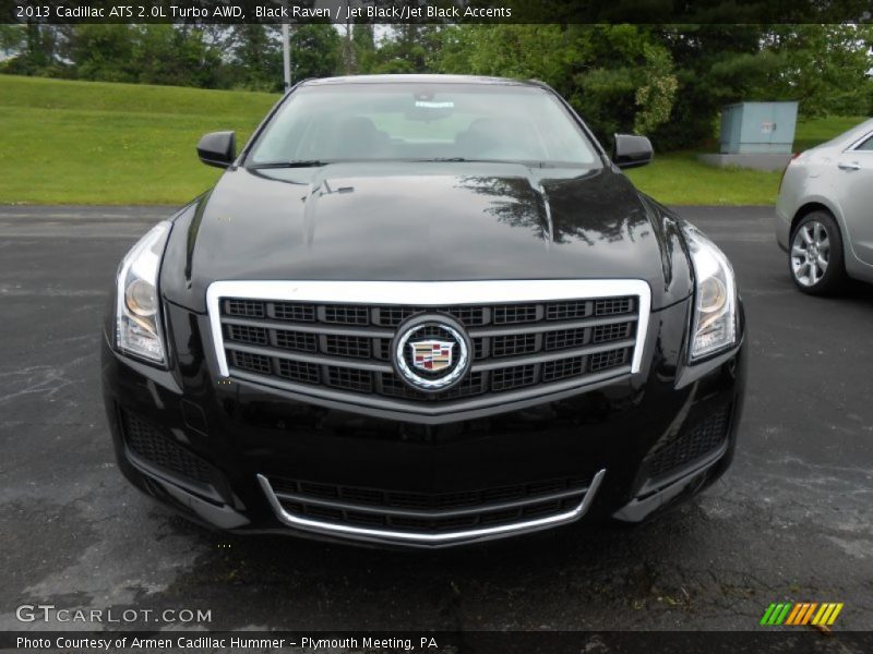 Black Raven / Jet Black/Jet Black Accents 2013 Cadillac ATS 2.0L Turbo AWD