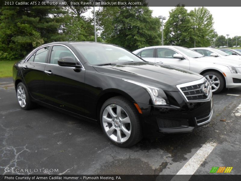 Black Raven / Jet Black/Jet Black Accents 2013 Cadillac ATS 2.0L Turbo AWD