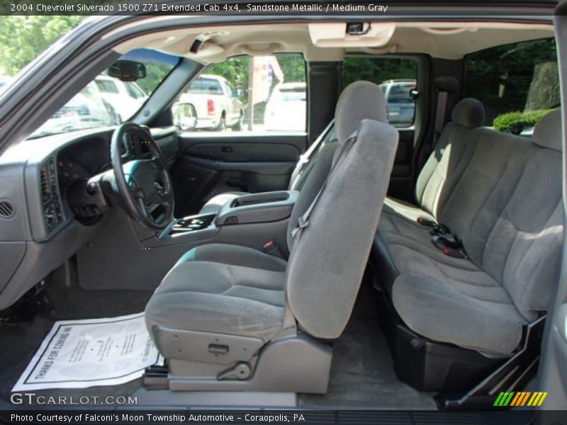 Sandstone Metallic / Medium Gray 2004 Chevrolet Silverado 1500 Z71 Extended Cab 4x4