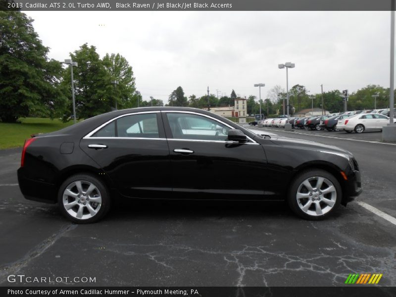Black Raven / Jet Black/Jet Black Accents 2013 Cadillac ATS 2.0L Turbo AWD
