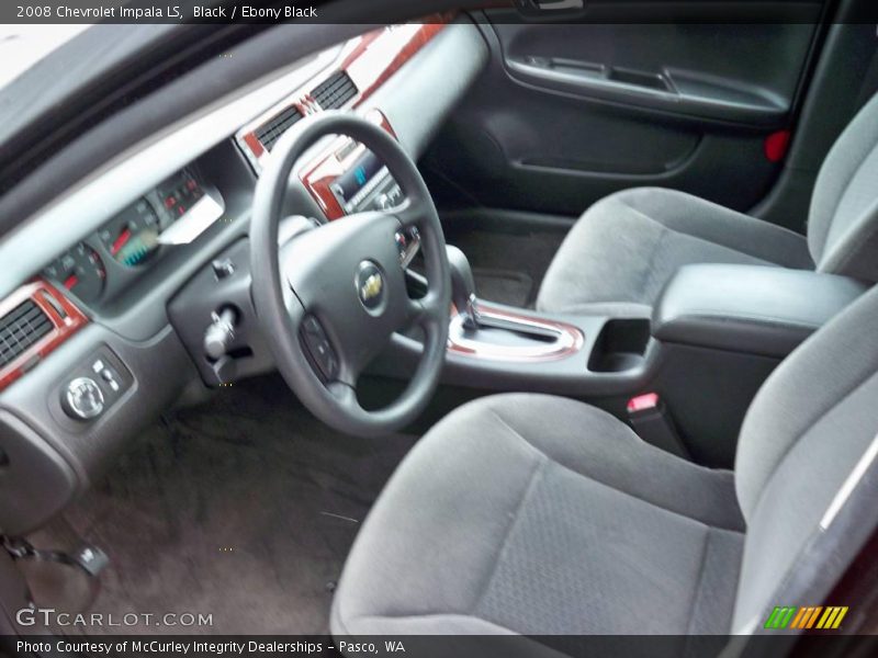 Black / Ebony Black 2008 Chevrolet Impala LS