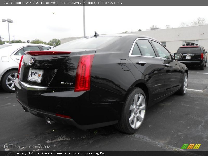 Black Raven / Jet Black/Jet Black Accents 2013 Cadillac ATS 2.0L Turbo AWD