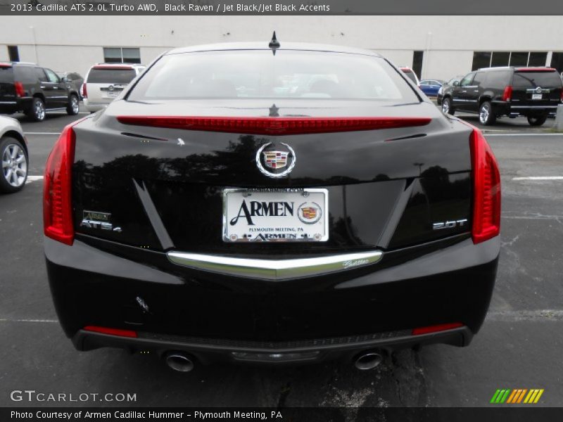 Black Raven / Jet Black/Jet Black Accents 2013 Cadillac ATS 2.0L Turbo AWD