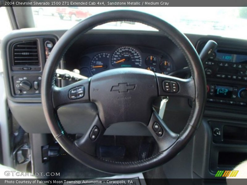 Sandstone Metallic / Medium Gray 2004 Chevrolet Silverado 1500 Z71 Extended Cab 4x4