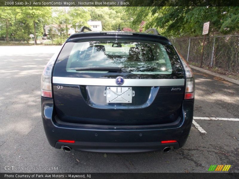 Nocturne Blue Metallic / Black 2008 Saab 9-3 Aero SportCombi Wagon