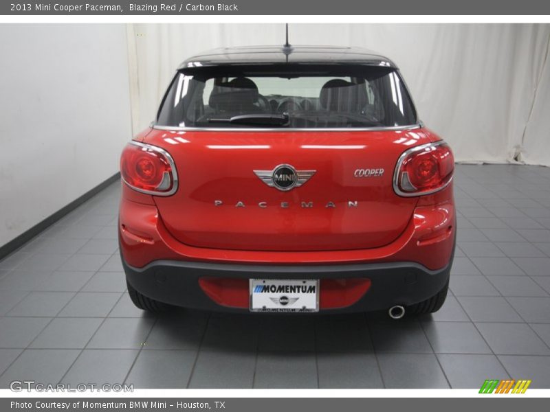 Blazing Red / Carbon Black 2013 Mini Cooper Paceman
