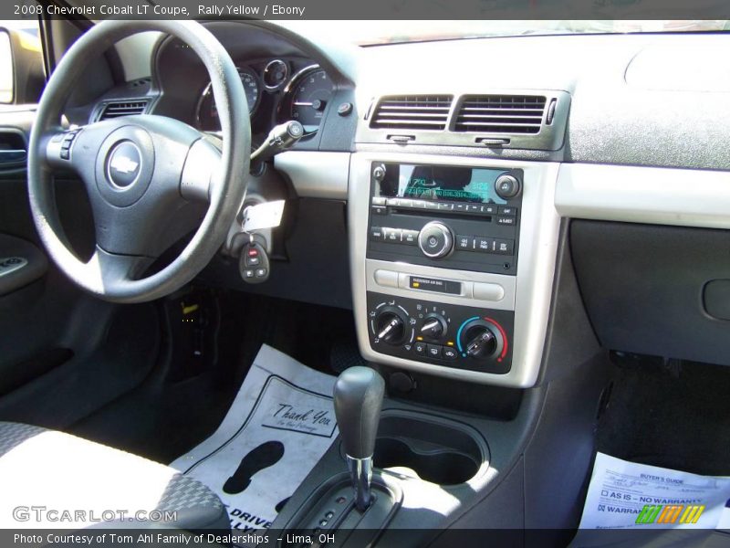 Rally Yellow / Ebony 2008 Chevrolet Cobalt LT Coupe