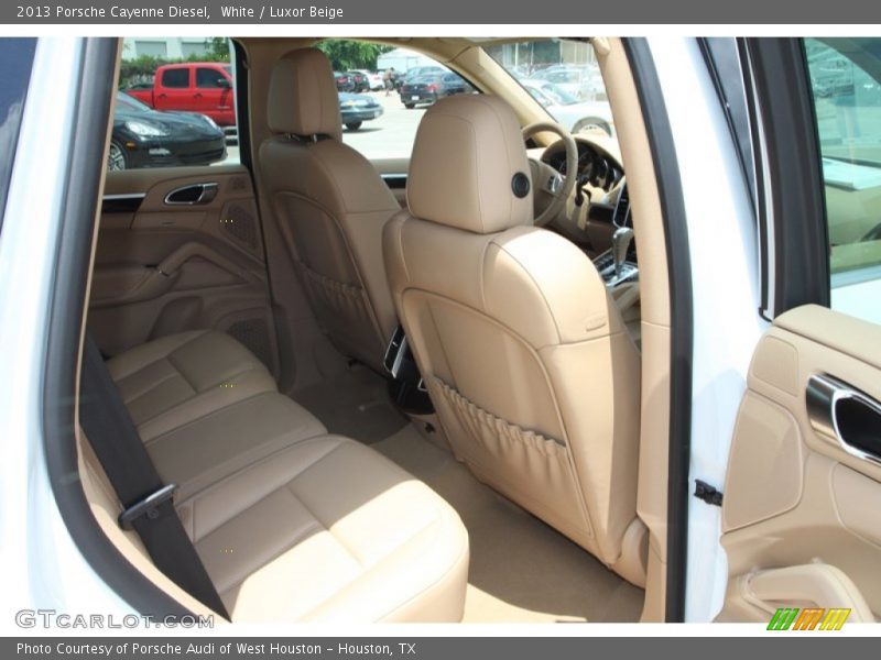 White / Luxor Beige 2013 Porsche Cayenne Diesel