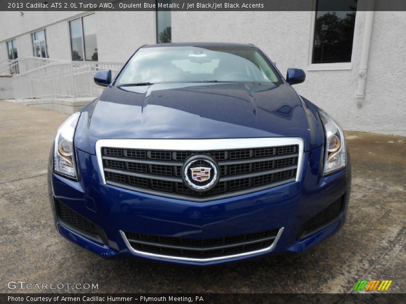 Opulent Blue Metallic / Jet Black/Jet Black Accents 2013 Cadillac ATS 2.0L Turbo AWD