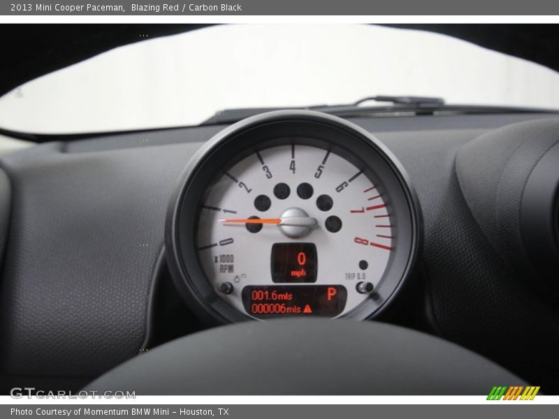Blazing Red / Carbon Black 2013 Mini Cooper Paceman