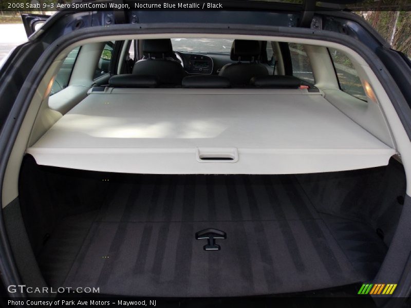 Nocturne Blue Metallic / Black 2008 Saab 9-3 Aero SportCombi Wagon
