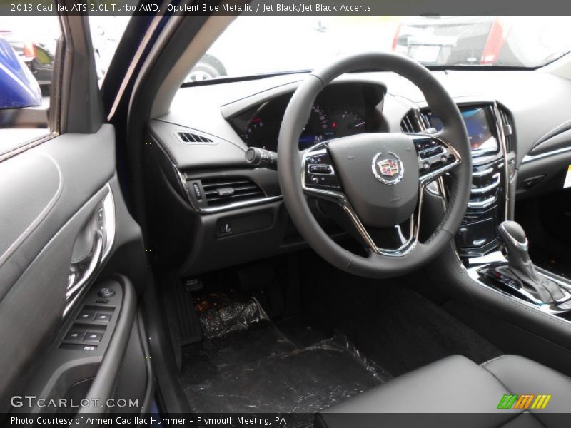 Opulent Blue Metallic / Jet Black/Jet Black Accents 2013 Cadillac ATS 2.0L Turbo AWD