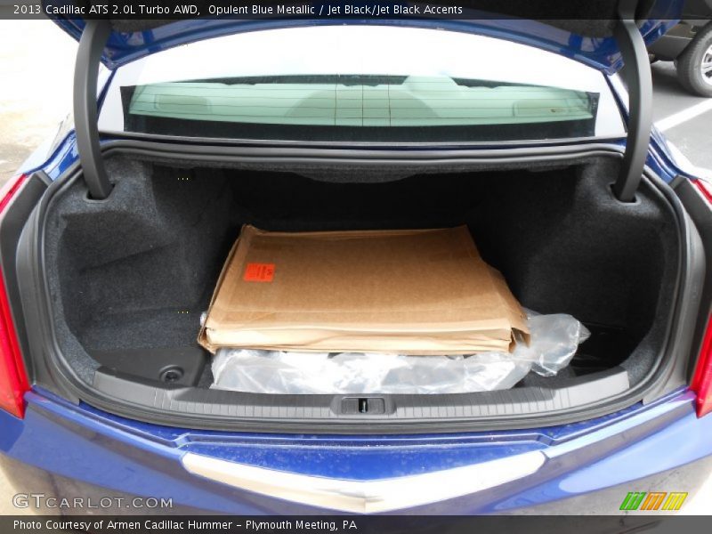 Opulent Blue Metallic / Jet Black/Jet Black Accents 2013 Cadillac ATS 2.0L Turbo AWD