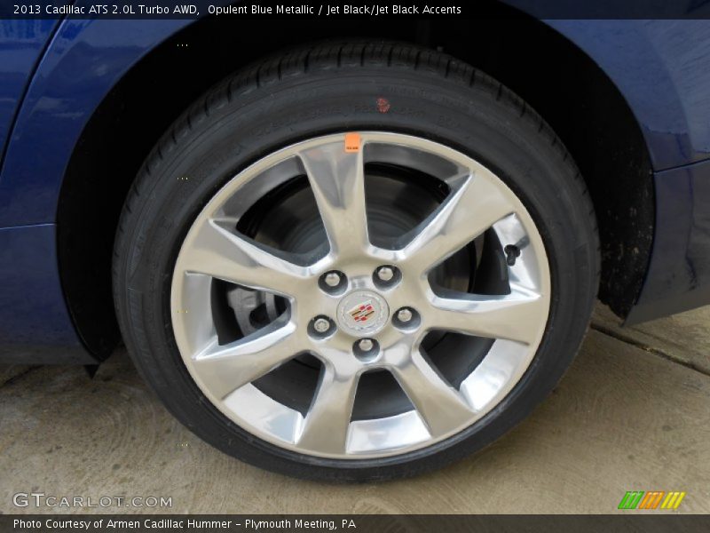 Opulent Blue Metallic / Jet Black/Jet Black Accents 2013 Cadillac ATS 2.0L Turbo AWD