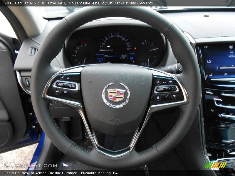 Opulent Blue Metallic / Jet Black/Jet Black Accents 2013 Cadillac ATS 2.0L Turbo AWD