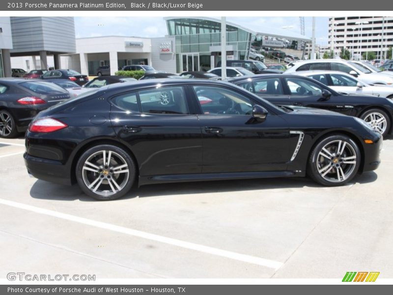 Black / Black/Luxor Beige 2013 Porsche Panamera Platinum Edition