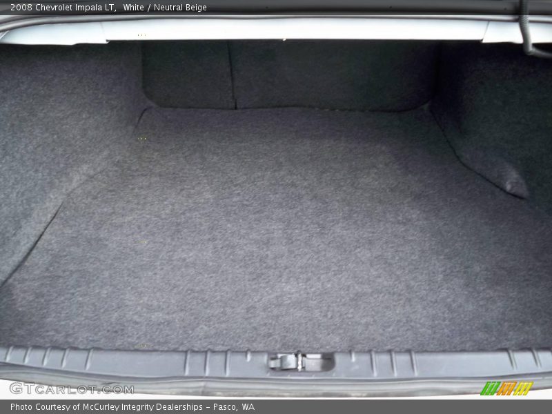 White / Neutral Beige 2008 Chevrolet Impala LT