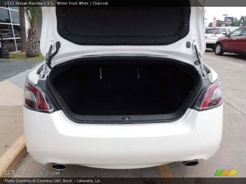 Winter Frost White / Charcoal 2012 Nissan Maxima 3.5 S