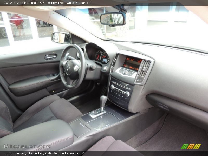 Winter Frost White / Charcoal 2012 Nissan Maxima 3.5 S